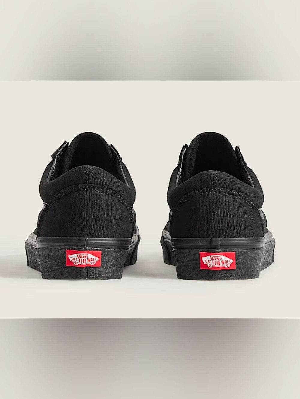 Vans Black Low-Top Canvas Skate Shoes - Picture 5 of 7